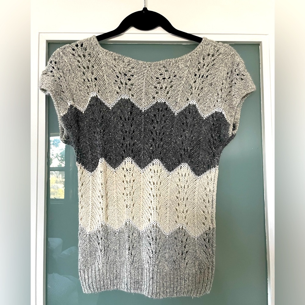 Gray Sweater Top